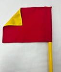 Replacement  Rectangular Flag Nylon - Red & Yellow